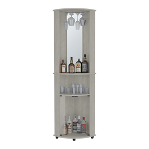 Armario Bar Esquinero Rialto para Salón Hormigón Gris - Product Image 6