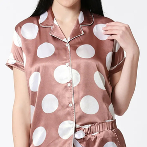 Conjunto de Pijama de Algodón Transpirable de Secado Rápido de Alta Calidad para Mujer, 2 Piezas, Ropa de Dormir con Logotipo Frontal, Ropa de Estar por Casa Personalizada - Product Image 6