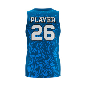 เสื้อบาสเก็ตบอล LUUK แบบสั่งทำ คอวี แขนกุด พิมพ์ลายแบบ Sublimation ระบายเหงื่อได้ดี ทรงพอดีตัว สำหรับทีมบาสเก็ตบอลชาย - Product Image 3