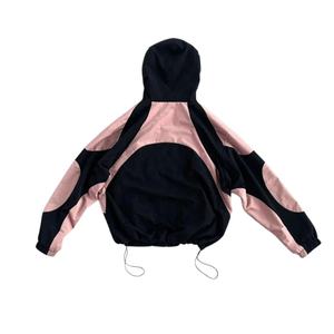 Cortavientos con gráfico personalizado para hombre, chaqueta fina de bombardero, chaquetas de moda de calle con doble cremallera, chaqueta de bloque de color informal estampada - Product Image 5