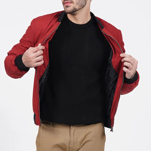 Chaqueta Bomber Deportiva Personalizada con Cierre, Manga Larga, Chaqueta Bomber de Carreras para Hombre de la Mejor Calidad a Precio Económico - Product Image 2