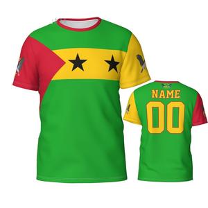 Camiseta de Fútbol Americano de Manga Corta para Hombre, 100% Poliéster, con Estampado Digital de la Bandera de Uruguay, Transpirable, UPF 50, de Alta Calidad, para Verano - Product Image 6