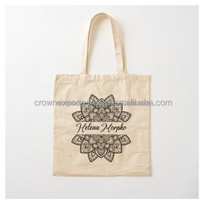 ถุงปอกระเจาแบบนำกลับมาใช้ใหม่ได้,ถุงผ้าคอตตอนสำหรับช้อปปิ้งกระเป๋ามีสไตล์ - Product Image 2