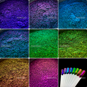 Glitter di Alta Qualità in 12 Colori, Grado Cosmetico, Polvere Pigmentata Camaleonte per Ombretto - Product Image 6