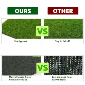 Alfombra de césped para mascotas de alta resistencia, aspecto de hierba realista, no tóxica, impermeable, fácil mantenimiento, perfecta para entrenamiento de baño de perros - Product Image 5