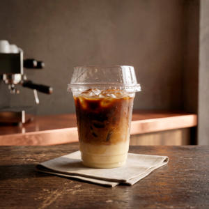Wholesale Disposable Eco Friendly Transparent 95mm Single Wall <b>Plastic</b> <b>Cups</b> Lid 16oz 22oz PP Tea Coffee Juice Beverages - Product Image 1