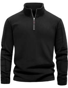Sudadera para Hombre de Peso Pesado, Forro Polar Cálido Premium, Estilo Casual Holgado para Invierno - Product Image 1