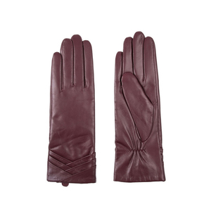 Gants de toilette en cuir pour femmes de haute qualité, design élégant et sophistiqué avec cuir souple et coutures durables - Product Image 6
