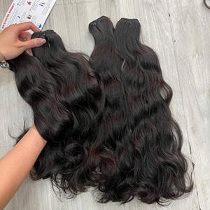 Meilleures ventes : Extensions de cheveux ondulés naturels, trame machine, couleurs naturelles, prix de gros - Product Image 2
