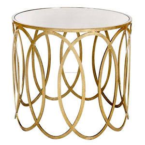 โต๊ะเหล็กกลมโลหะสีทองแบบมัลติฟังก์ชั่นโต๊ะเหล็กกลมสีทองขนาดใหญ่และกิ่งก้าน - Product Image 2