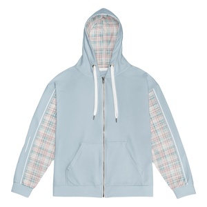 เสื้อฮู้ดดี้โอเวอร์ไซส์ผ้าฟลีซซิปหน้าสำหรับผู้ชายและผู้หญิง สไตล์วินเทจ ซักนุ่ม ระบายอากาศได้ดี ผลิตจากผ้าฝ้าย 100% พิมพ์ลายโลโก้ - Product Image 1