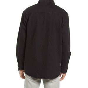 Chemises en jean décontractées pour hommes – Vente en gros – Couleur unie – Manches longues – Style urbain – Respirantes et séchage rapide – Vêtements d'extérieur hiver - Product Image 3
