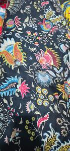 Le Souvenirs Poplin Tissu 100% Biologique Peigné Léger Respirant Absorbant l'humidité Imprimé Multicolore Écologique - Product Image 5