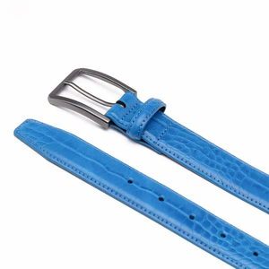 Cinturones Clásicos de Cuero para Hombre con Hebilla de Acero para Jeans/Pantalones - Cinturones de Lujo Personalizables OEM, Resistentes y de Alta Resistencia - Product Image 3