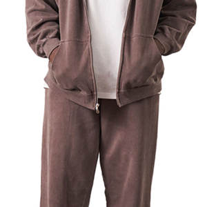 Chándal de Invierno 2026 con Capucha, Estampado, de Secado Rápido, 100% Algodón, Último Diseño, Lavado Ácido, Logotipo Personalizado, Tallas Grandes para Hombre - Product Image 5