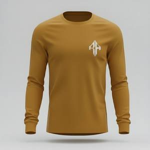 Camiseta de Manga Larga para Hombre, 100% Algodón, Calidad Premium 2026, Cuello Redondo, Estilo Casual Oversize Personalizado Bajo Demanda, RIVIAN ATLANTIC - Product Image 2