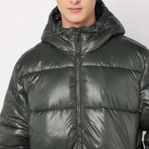 Veste matelassée hybride légère et brillante pour homme, à manches longues, entièrement zippée, résistante à l'eau et compressible, de haute qualité - Product Image 5