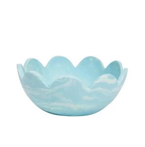 Bol en résine sculpté à la main de haute qualité, poli miroir, pour soupes et nouilles, vaisselle de cuisine, assiette à riz artisanale, emballage carton - Product Image 1