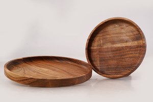 Handmade Wooden Food Serving <b>Platter</b> for Appetizer Cheese Fruit and Snacks - Product Image 6