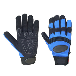 PU Leather Full Finger Safety <b>Gloves</b> with Hook and Loop Closure Breathable & <b>Touchscreen</b> Compatible for Outdoor Activities - Product Image 1