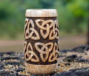 Taza de Té de Madera Natural Sólida, Lujosa, Clásica, Ecológica y Apta para Microondas, para Beber Té, Café y Vino - Product Image 6