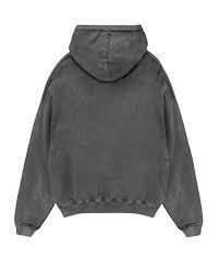 เสื้อฮู้ดดี้สไตล์วินเทจฟอกสีแบบแอซิดวอช ผ้าฝ้าย 100% สำหรับฤดูหนาว ผลิตโดย OEM ระบายอากาศได้ดี คุณภาพสูง สำหรับทั้งชายและหญิง - Product Image 3