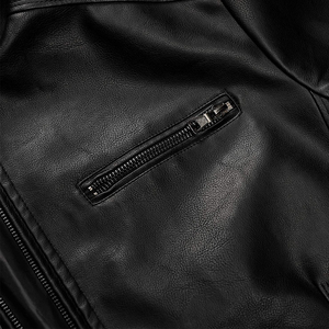 New Brand <b>Men's</b> Genuine Leather <b>Jacket</b> Spring Fall Breathable Hooded <b>Long</b> Sleeves Vintage Style Fashion Clothing - Product Image 5