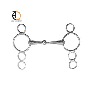 Bocado de caballo cómodo para equitación, hecho de acero inoxidable y cobre, para equitación inglesa y western. - Product Image 2