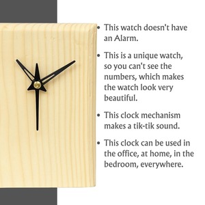 Traditional Craftsmanship Modern Desk <b>Clock</b> with Hourly <b>Chiming</b> Wood Material Elegant Luxury Warm Cozy Trending Viral - Product Image 6