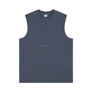 Nouveau design, débardeur pour homme à col rond, qualité supérieure, 100% coton, ample, décontracté, sans manches, t-shirts lourds pour homme - Product Image 6