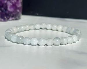 Wholesale <b>Blue</b> Calcite 8mm Carved Beads Premium Grade <b>Crystal</b> Durable <b>Bracelet</b> Buy Love Healing Souvenir Gift Mascot Style - Product Image 1