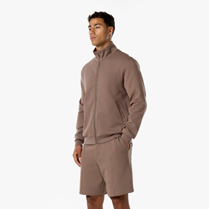 Conjuntos de Ropa de Verano para Hombre al por Mayor, Nueva Llegada, Camiseta de Manga Corta y Pantalones Cortos, Color Sólido, 100% Algodón, Transpirable, de Secado Rápido, Casual - Product Image 3