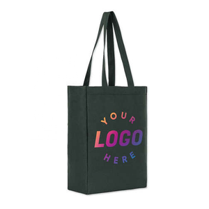 Bolsa de compras ecológica de lona de algodón 100% extra grande personalizada, bolso de hombro con asa automática impreso, precio competitivo - Product Image 1