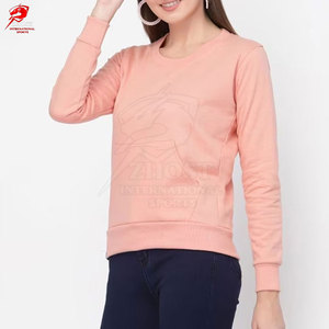 Good Material Cotton Made Women Sweatshirts Quality Breathable Casual Regular Fit Sweatshirts - Product Image 2