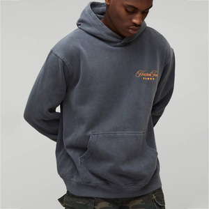 OEM Men's Screen Printed <b>Custom</b> Hoodie Breathable High Quality Cotton Fleece Pullover Men's Sweatshirt With <b>Custom</b> Design - Product Image 1