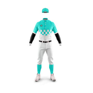 Uniforme de baseball pour adultes de haute qualité, séchage rapide, respirant, sur mesure, 100% polyester, uniforme d'équipe personnalisé - Product Image 4