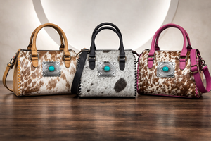 Bolsa de Viaje de Cuero Repujado a Mano Estilo Western con Conchos, Marca March Expo 2026, Diseño Premium, Ideal para Mujeres - Product Image 5