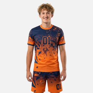 Camiseta de Balonmano para Club, Liga, Partido, Uniforme Personalizado con Bandera Nacional, Ropa Deportiva Transpirable para Balonmano - Product Image 1
