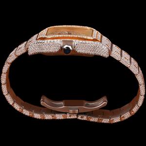 Customized Square Case Roman Numerals Dial Quartz Movement <b>Arabic</b> Numerals Antique Man's Wear Collection Hip Hop <b>Watch</b> - Product Image 5