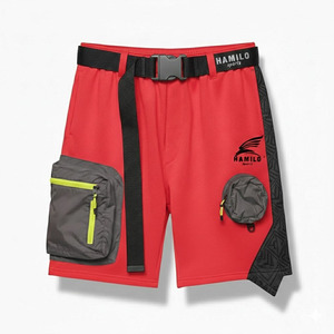 2024 Men's Casual Cotton Shorts Lightweight Breathable Solid Pattern Best Selling Loose Fit Design <b>Elastic</b> Waist Closure Digital - Product Image 2