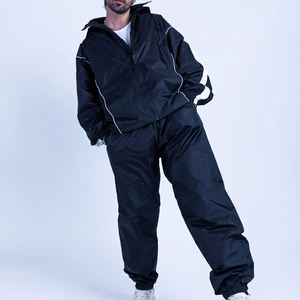 Ensemble court personnalisé en nylon froissé, coupe-vent à capuche et short, survêtement streetwear en nylon pour homme BY BS pour 2026 - Product Image 1