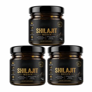 ชิลลาจิตเรซินหิมาลัยพรีเมียม 30 กรัม เรซินจากภูเขาธรรมชาติบริสุทธิ์ 100% ชิลลาจิตแท้จากหิมาลัยเพื่อเสริมพลังงานและความแข็งแกร่ง - Product Image 2
