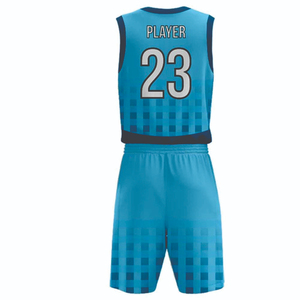 Camiseta de Baloncesto Reversible Económica con Estampado por Sublimación, Personalizada OEM, de Secado Rápido, con Cuello en V - Product Image 3
