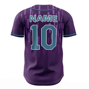 Maillot de baseball pour hommes le plus vendu, design personnalisé, tenue d'équipe, grandes tailles, respirant, 100 % polyester, confortable, logo personnalisé - Product Image 2