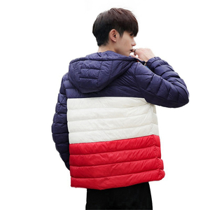 <b>LIGHTWEIGHT</b> <b>PUFFER</b> <b>JACKET</b> MEN WINTER QUILTED FRONT CUSTOMIZE LOGO COAT WARM WINDPROOF OUTERWEAR CASUAL FASHION WHOLESALE - Product Image 3