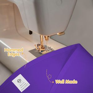 Set di 6 Tovaglie Viola da 70 Pollici in Poliestere Effetto Lino, Lavabili, Adatte per Tavoli da 30-54 Pollici, Copritavolo Circolare in Confezione Convenienza - Product Image 3