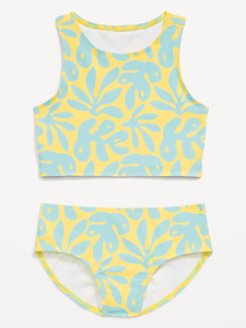 New Design Two Piece Kids <strong>Cute</strong> Bikini Swimwear Children's Printed <strong>Tankini</strong> Swim Set Swimsuit for Girls - Product Image 6