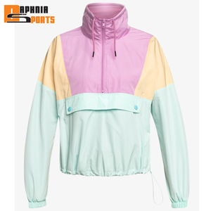 Vestes coupe-vent imperméables légères en polyester pour femmes, avec capuche réglable, poches, imperméables, coupe-vent, toucher doux, pour la randonnée et les voyages - Product Image 6