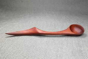 Cuchara de Té de Madera Sostenible Hecha a Mano, Cuchara para Café y Azúcar con Mango Suave, Utensilio de Cocina - Product Image 2