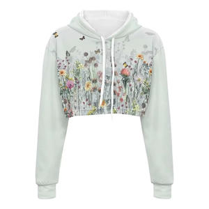 Sweat-shirt unisexe vintage décontracté à capuche avec cordon de serrage, imprimé, manches longues, 100 % coton, brodé, séchage rapide - Product Image 1